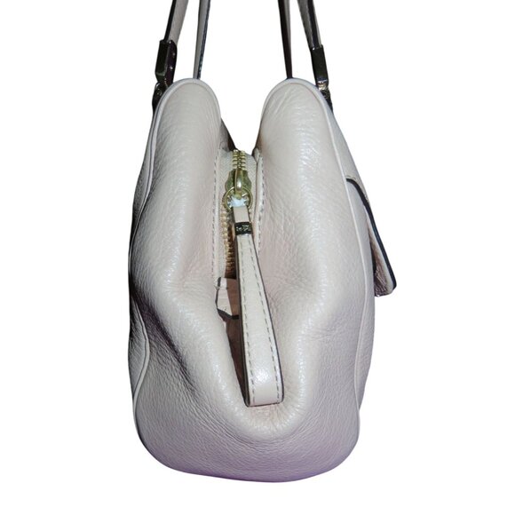 COACH 2013 Madison Madeline East West Crossbody Pale Blush Pink Leather Satchel - Picture 4 of 13